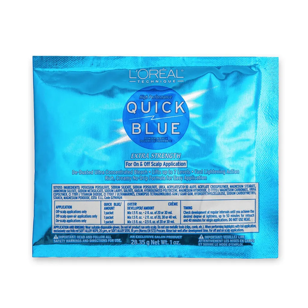 Loreal Quick Blue Powder Bleach Packette 1oz 12pcs.webp