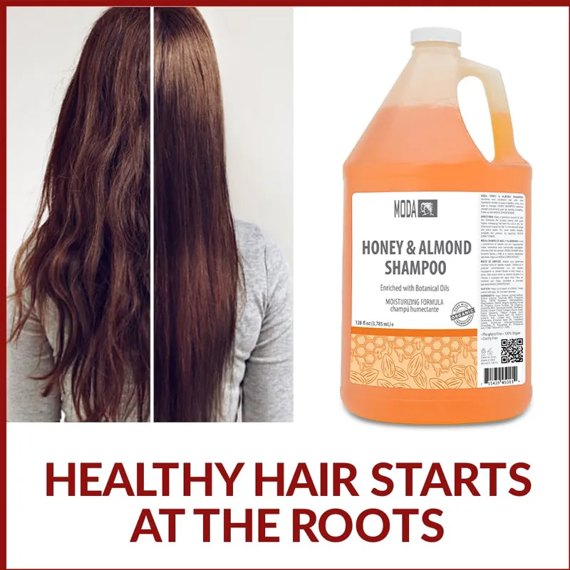 MODA Honey&Almond Shampoo Detail 5.webp