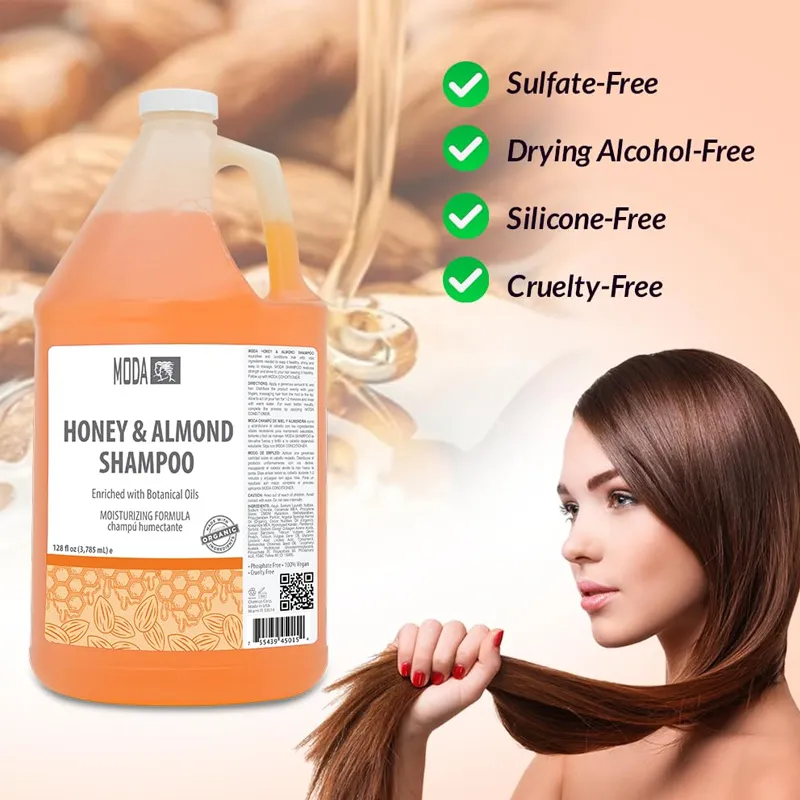 MODA Honey&Almond Shampoo Detail 2.webp