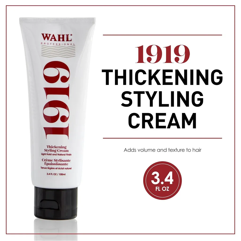WAHL 1919 Thickening Styling Cream 54244 3.4oz Detail 1.webp