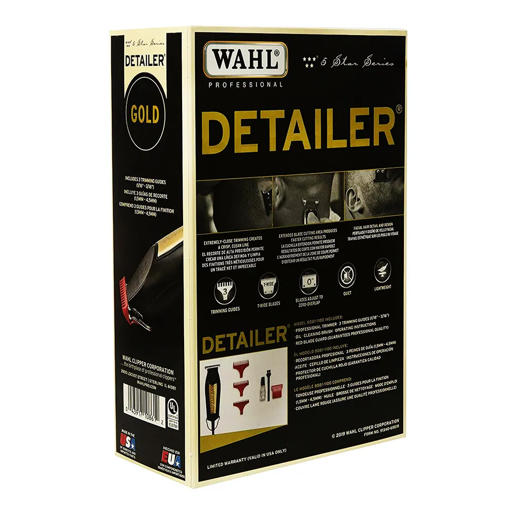 WAHL 5 Star Series Black Gold Detailer Trimmer 56425 D2.webp