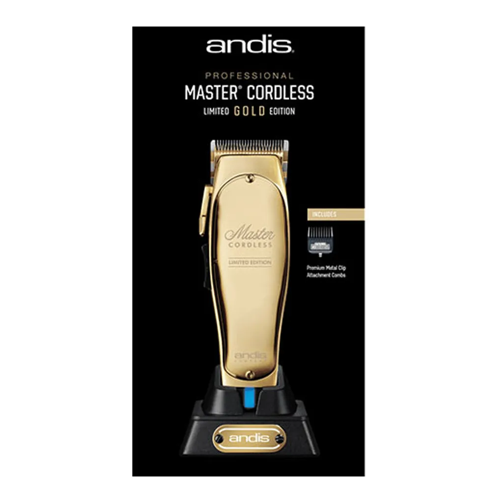 12540 Andis Master Cordless Lithium ion Clipper Gold D1.webp