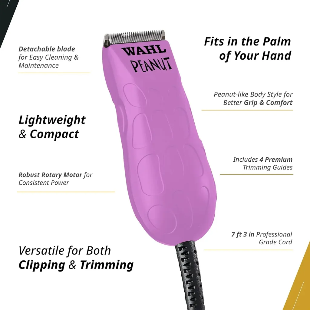 56313 Wahl Peanut Clipper Trimmer Purple D1.webp