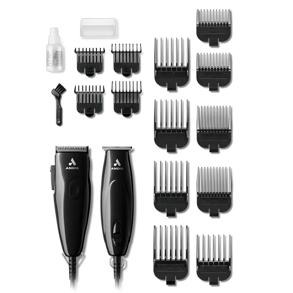 ANDIS Pivot Motor Clipper Trimmer Combo Black 24075 D1.webp