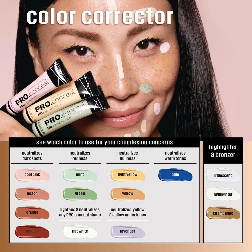 L.A.Girl Ethic Pro Conceal #GC996 Highlighter 4.webp