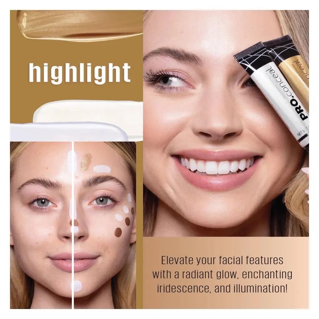 L.A.Girl Ethic Pro Conceal #GC996 Highlighter 2.webp