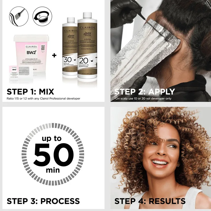 Clairol BW2+ Powder Lightner 16oz Detail 2.webp