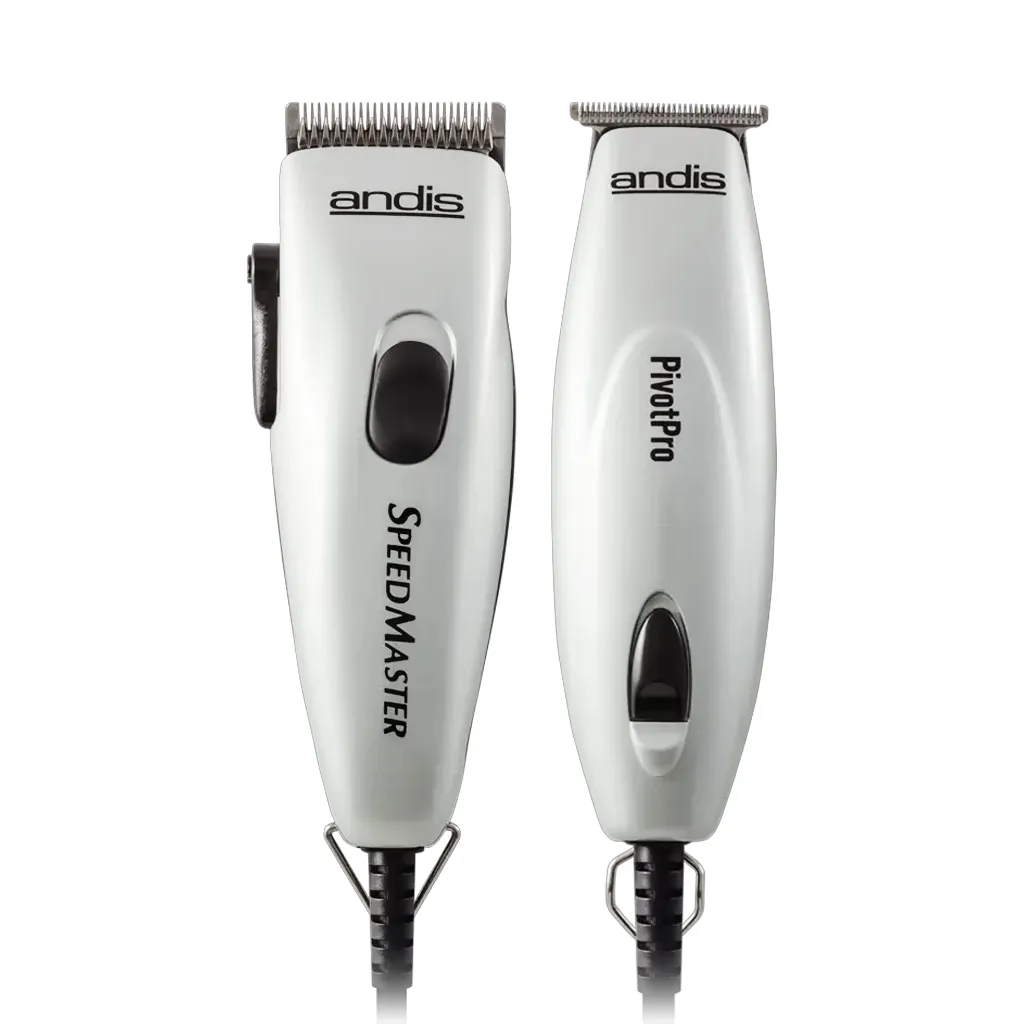 [ADS0032] ANDIS Pivot Motor Clipper/Trimmer Combo White Combo 23965