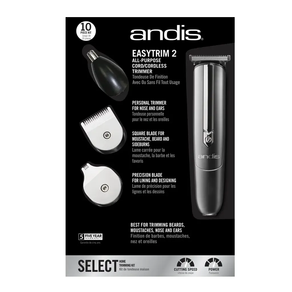 [ADS0038] ANDIS Multi-Head All-Purpose Trimmer (10 pc) 22705