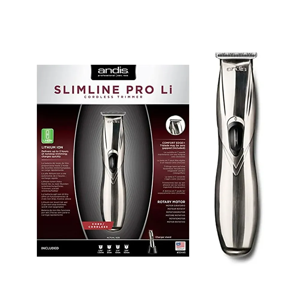[ADS0013] ANDIS Slimline Pro Li Trimmer Silver 32400