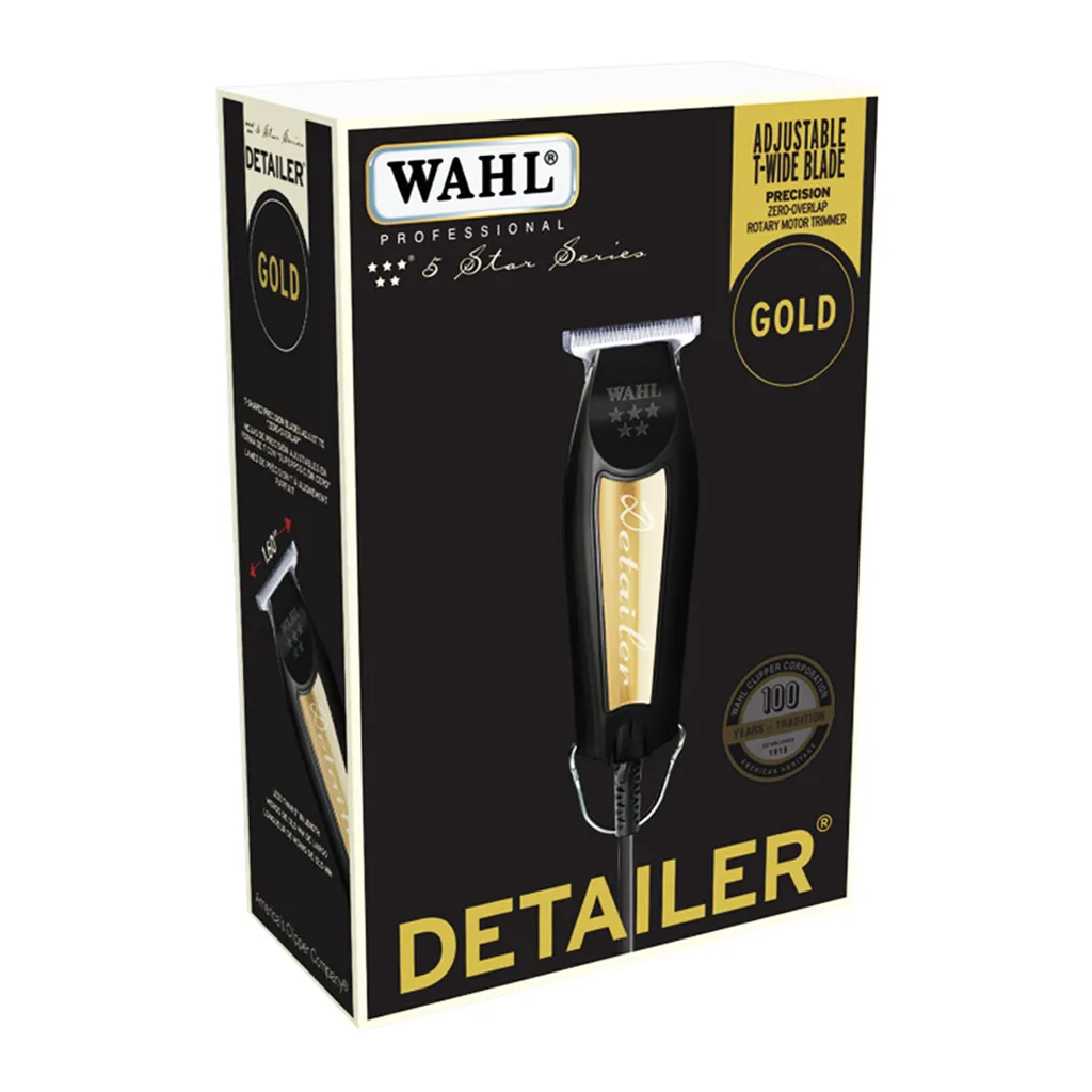 [WHL0020] WAHL 5 Star Series: Black/Gold Detailer Trimmer 56425