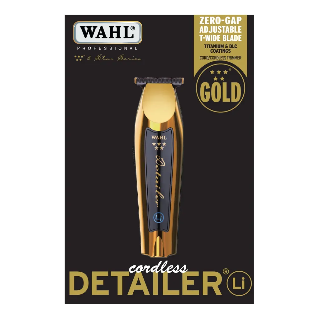 [WHL0025] WAHL 5 Star Series: Cordless Gold Detailer 056444