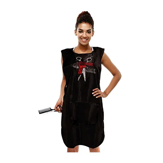 [LIZ0004] Liz Apron AF1-DRYER on Grooners Rhinestone #LIZ98861-BLACK-pc