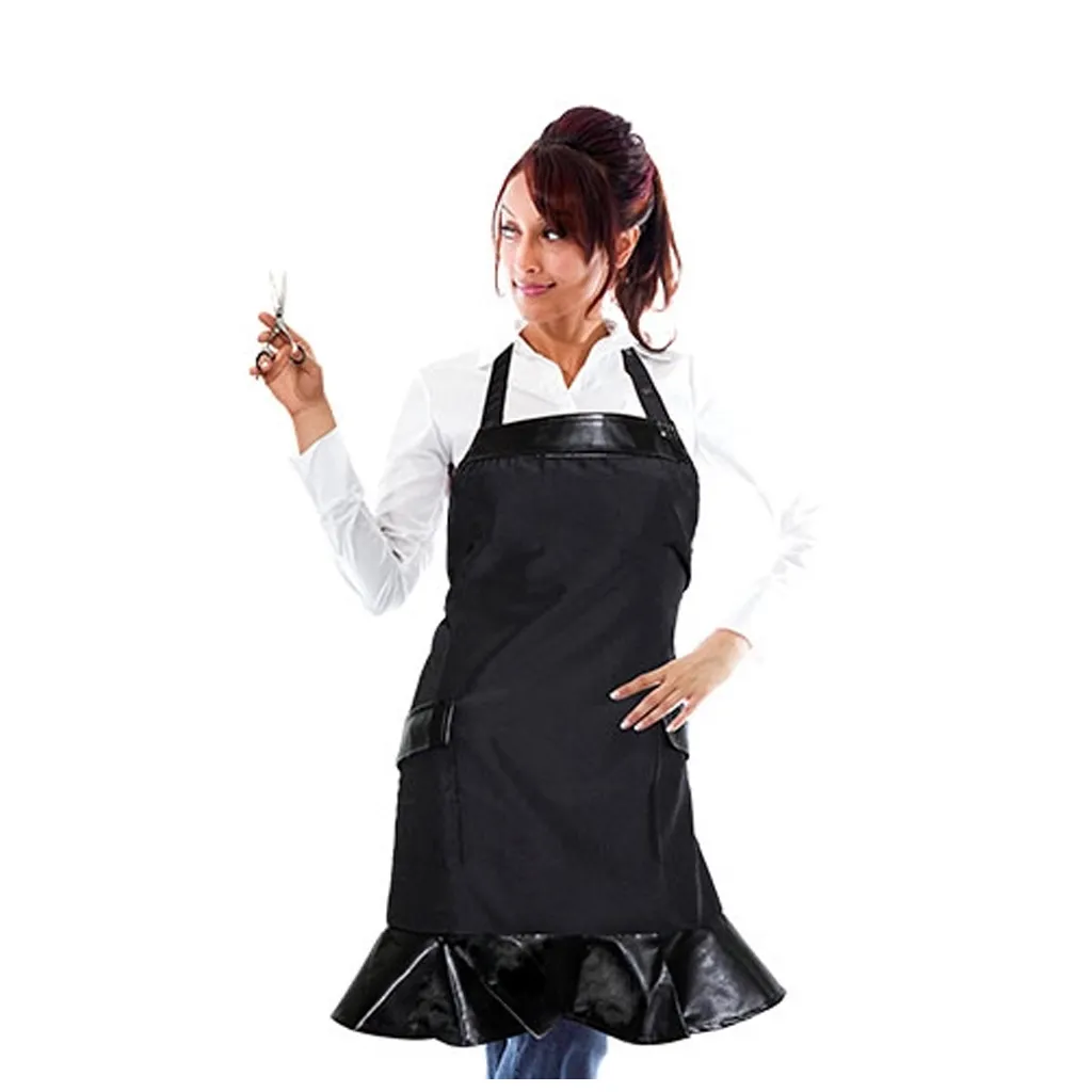 [LIZ0016] Liz Apron STYLIST-COCKTAIL #LIZ99362-BLACK-pc