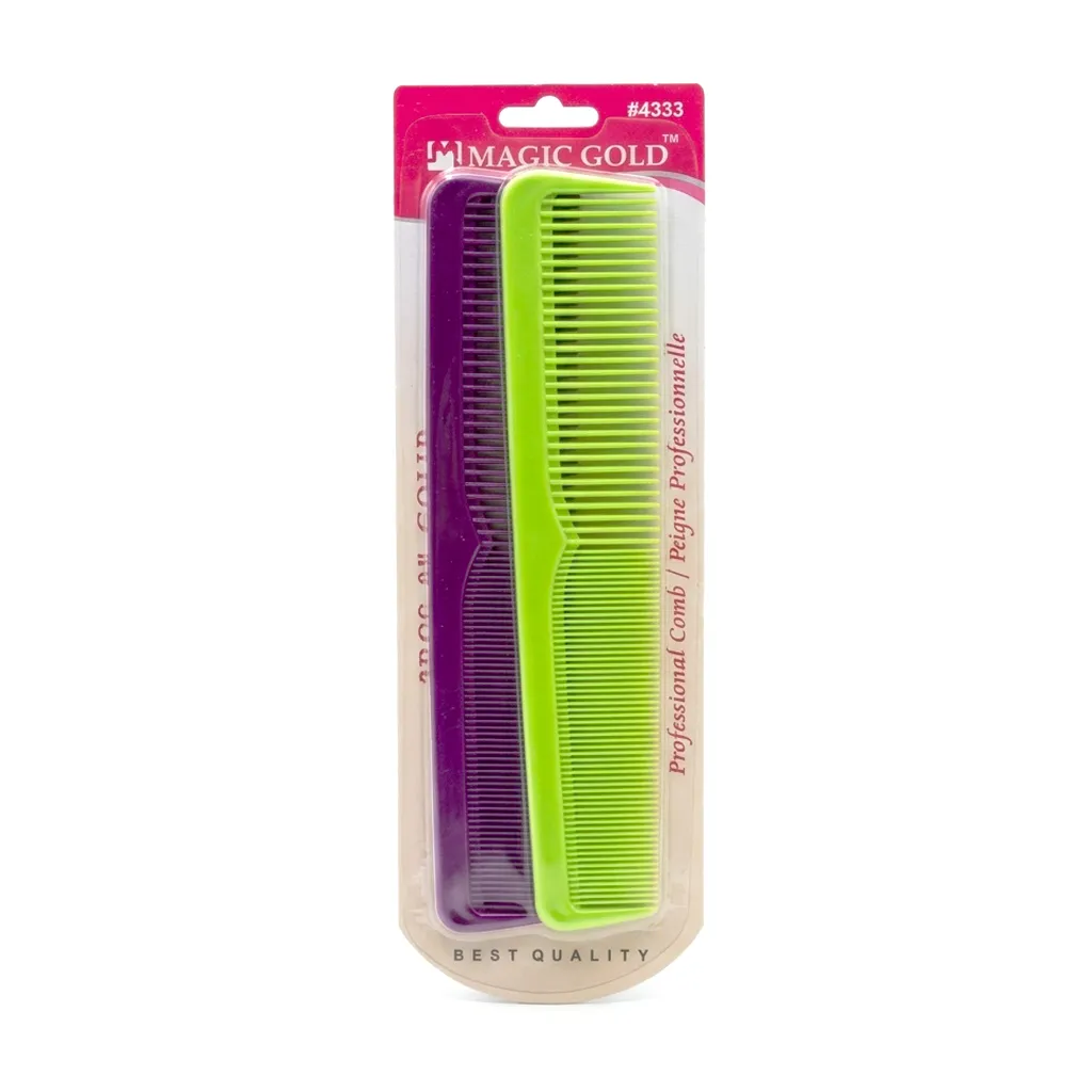 [MGD0021] Magic Gold 9" Comb 2pcs #4333