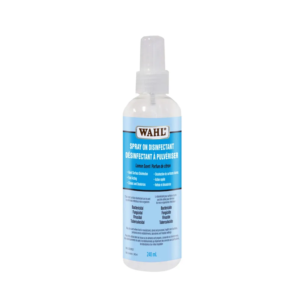 [WHL0078] WAHL Spray on Disinfectant Lemon Scent (240ml)