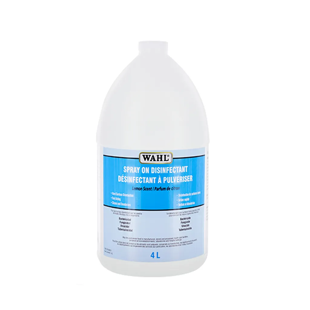 [WHL0079] WAHL Spray on Disinfectant Lemon Scent (4L) 53324