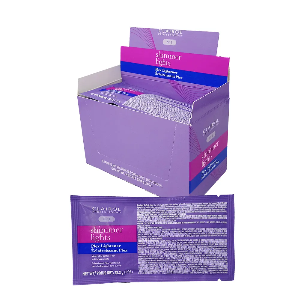 [CRL0017] Clairol Shimmer Lights Plex Lightener (1 oz/12 pk/Box)