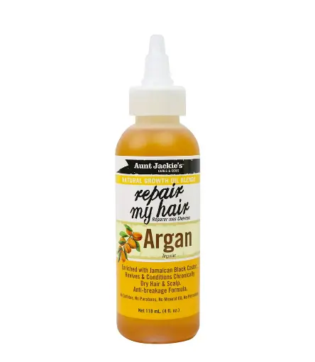 [AJA69404] Aunt Jackie's Natural Growth Oil Repair My Hair-Argan(4oz)#27-Pcs